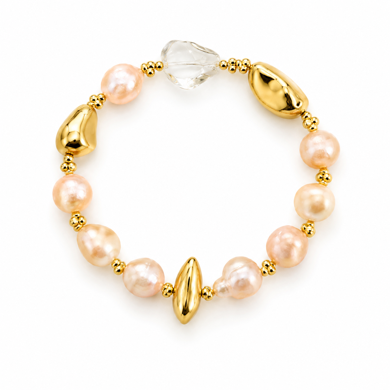 113 Pink Pearl Bracelet