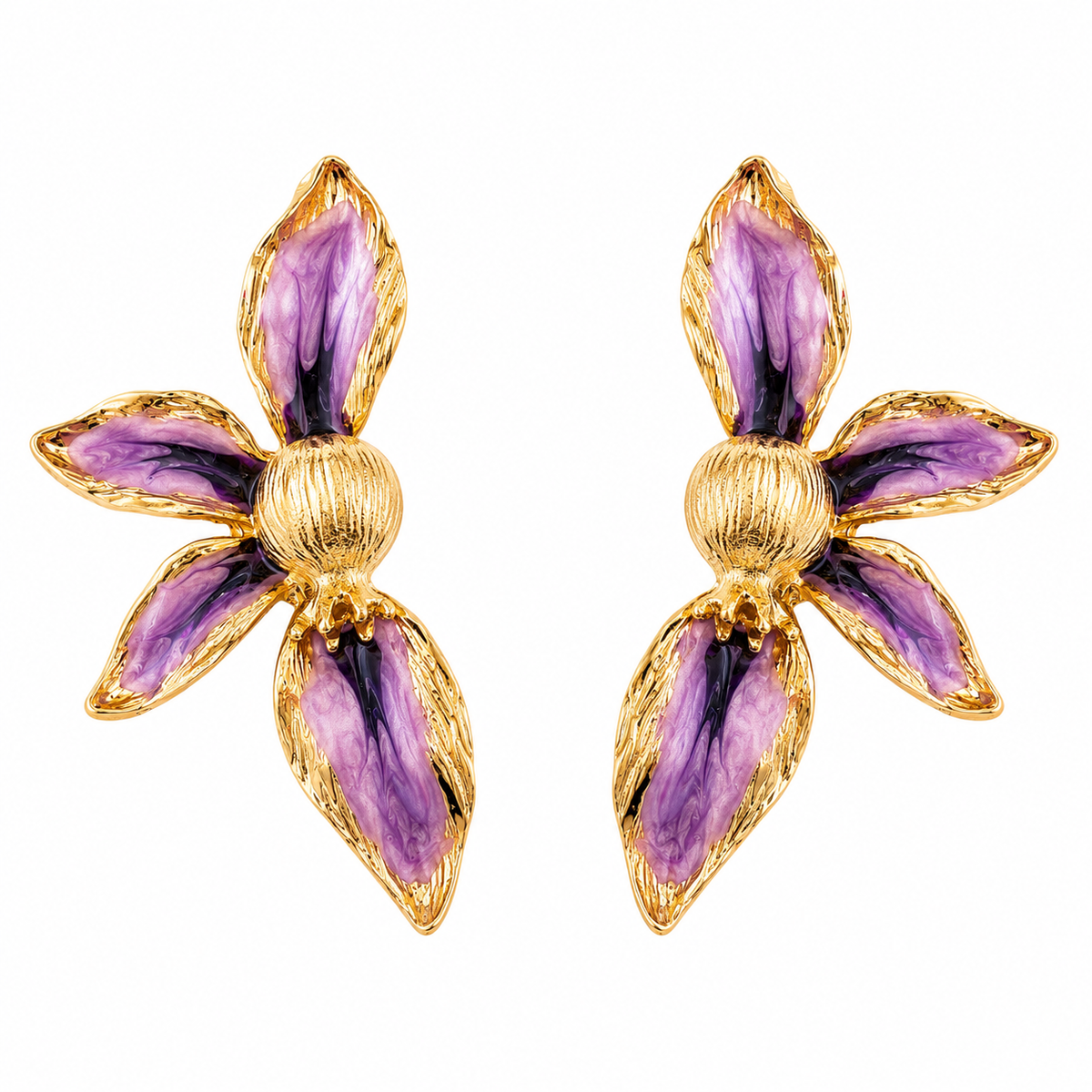 Abbey Flower Statement Earrings