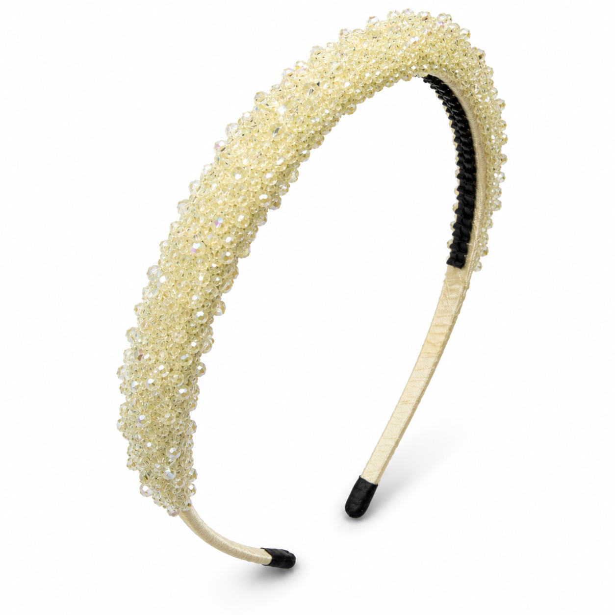 Cecilia Thin Statement Headband, Lemon