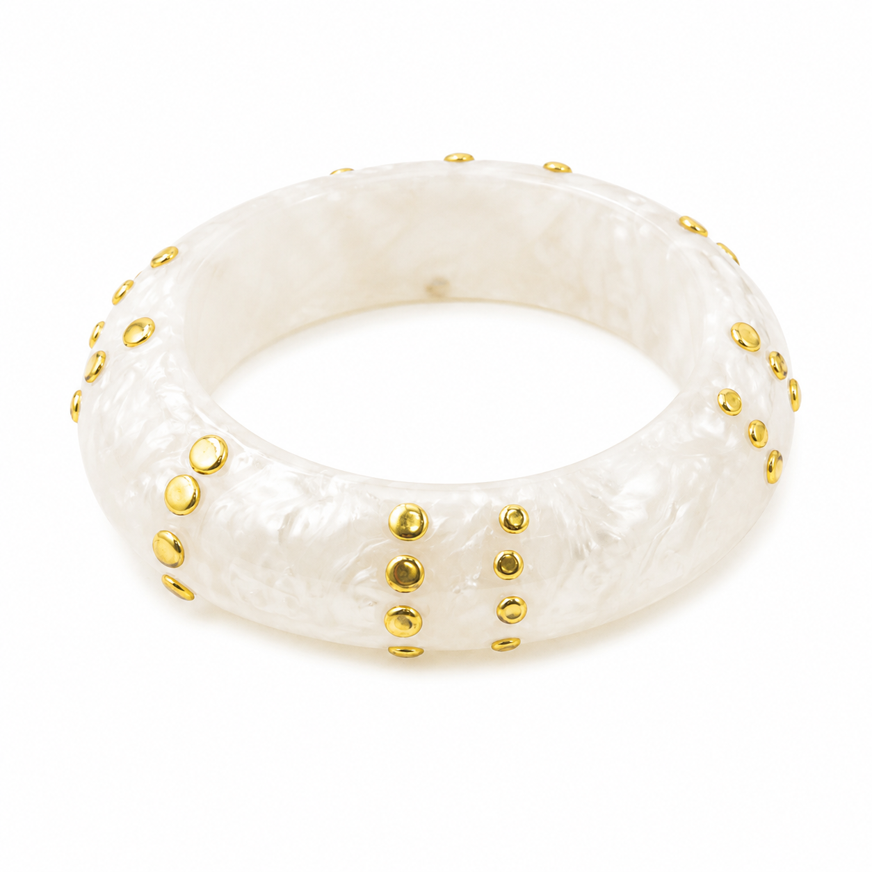 Everlyn Resin Pearlised Bangle *Early-Sept*