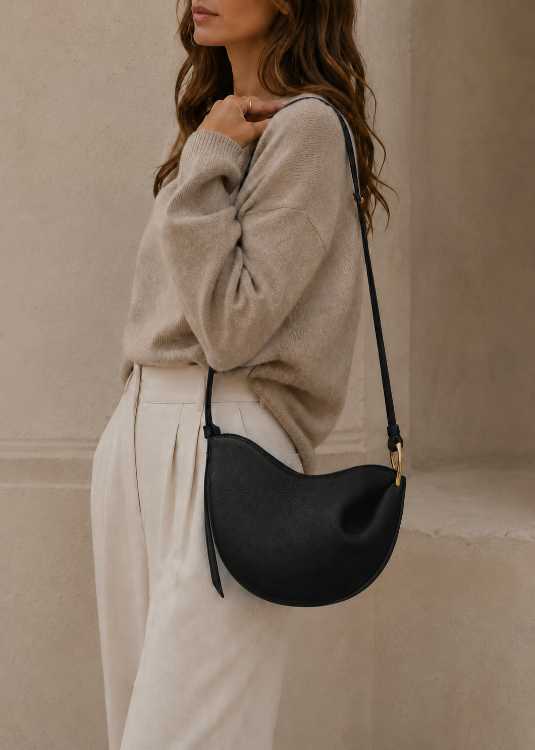 FLEUR Crossbody Bag, Black *MID-SEPT*