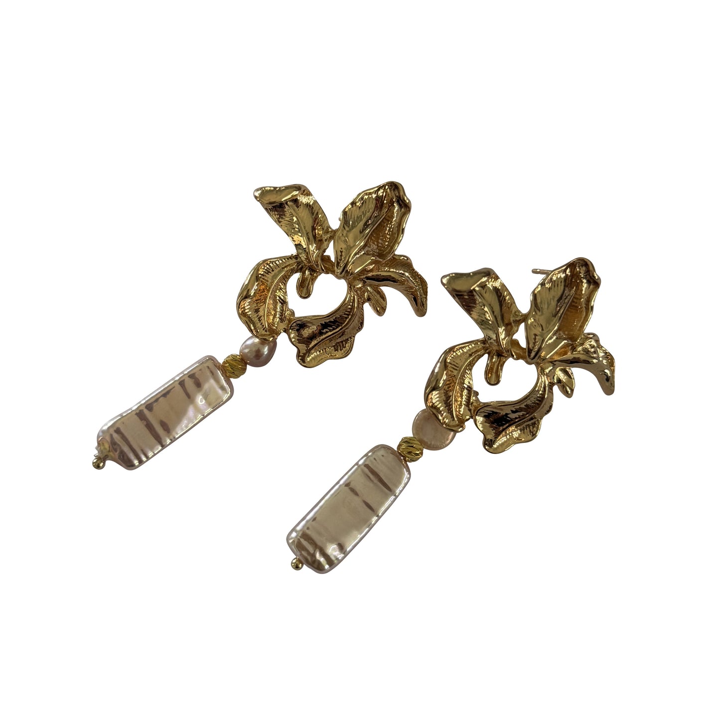 Steph Pink Pearl Statement Earrings