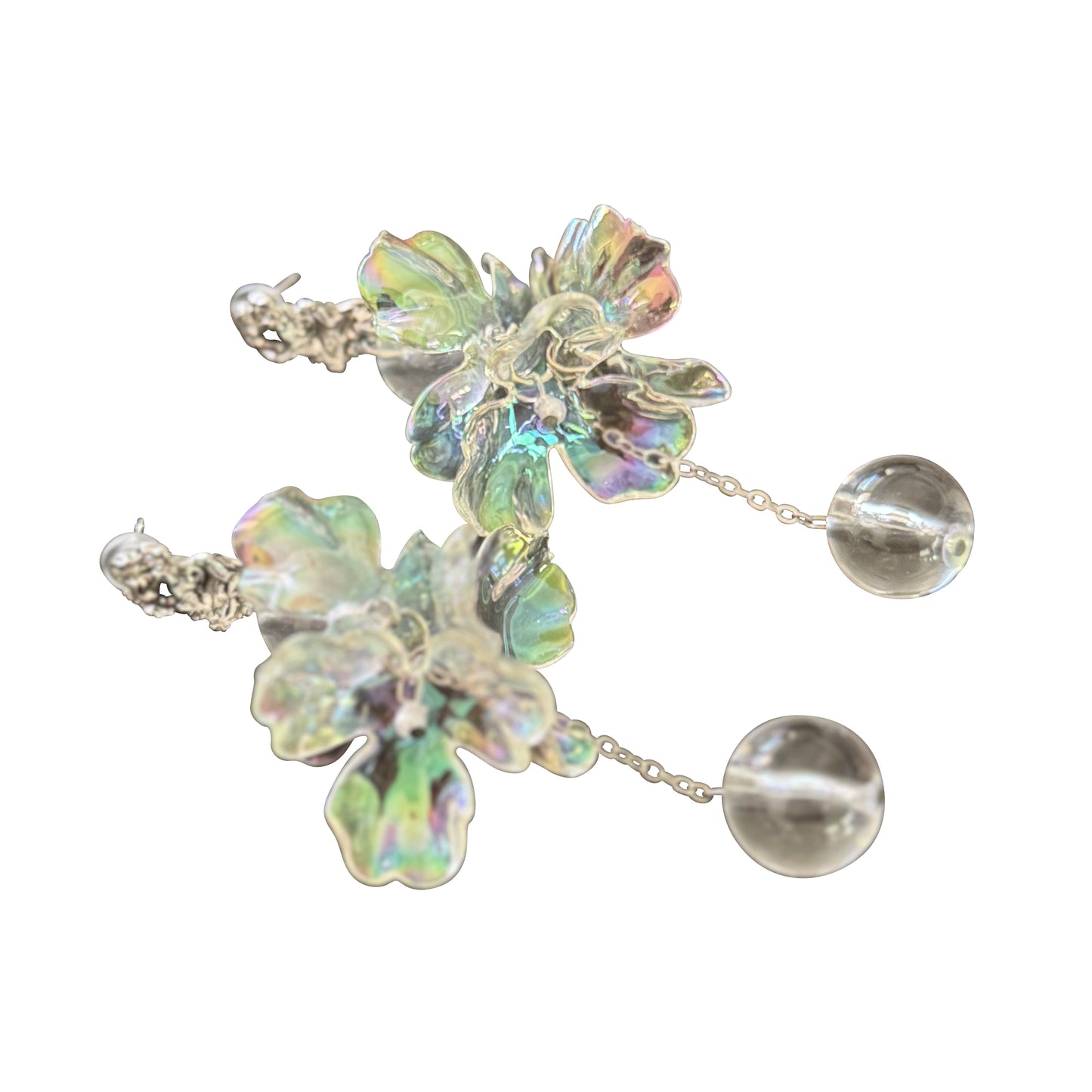 Kimmy Clear Statement Earrings