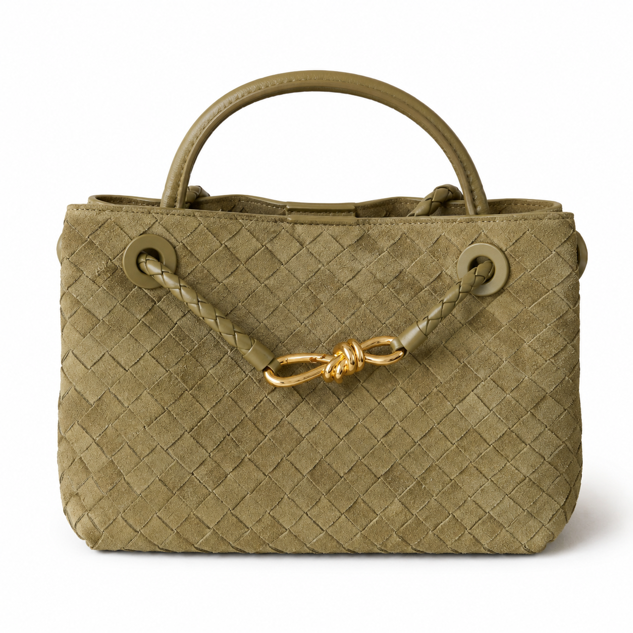 PL (Petite) Suede Bag in Asparagus