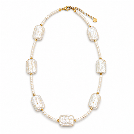 036 Short Natural Pearl Necklace