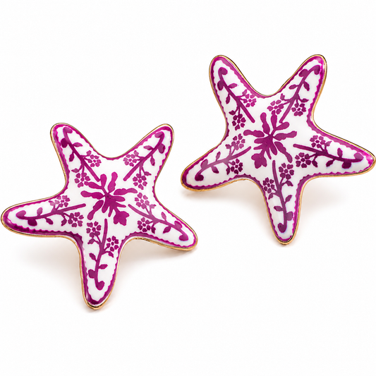 STARFISH Stud Earrings, Pink