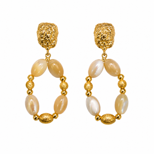 101 Statement Gold Beaded Earrings