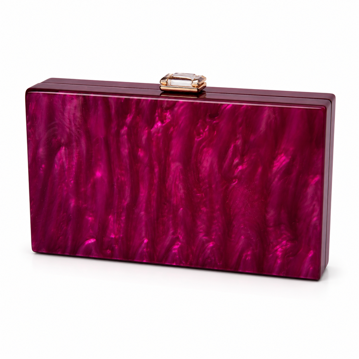 Assorted Acrylic Clutch, Rainbow
