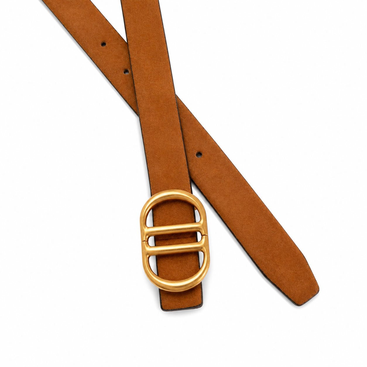 ARIZONA Suede Belt in Tan / Black