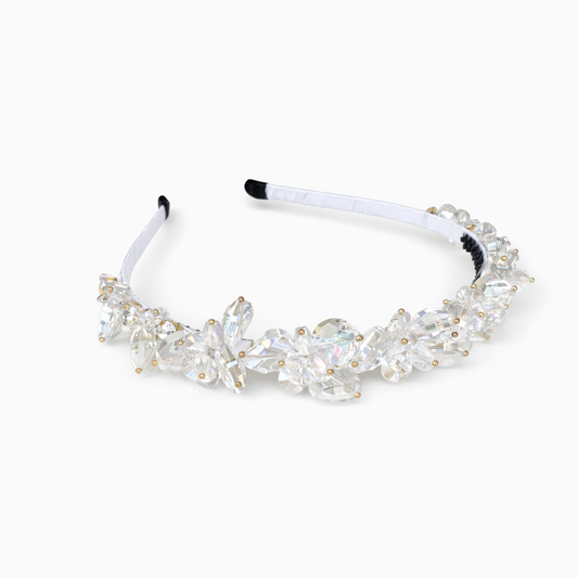 Cindy Lou Thin Statement Headband, Clear