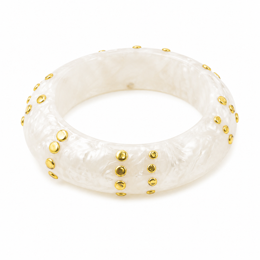 Everlyn Resin Pearlised Bangle *Early-Sept*