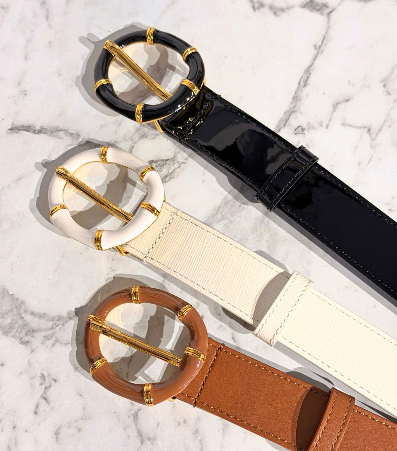 KELLY Belt in Black Patent