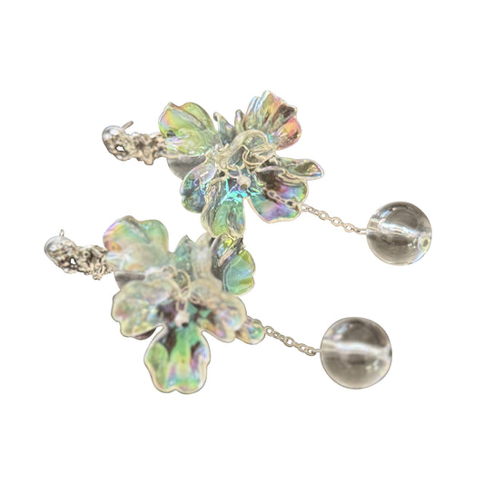 Kimmy Clear Statement Earrings