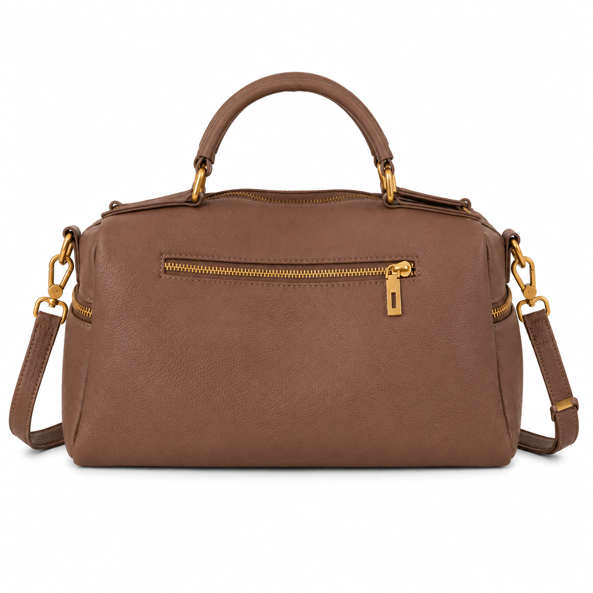 JESSIE, Dark Tan Leather Bag *Mid-Sept*