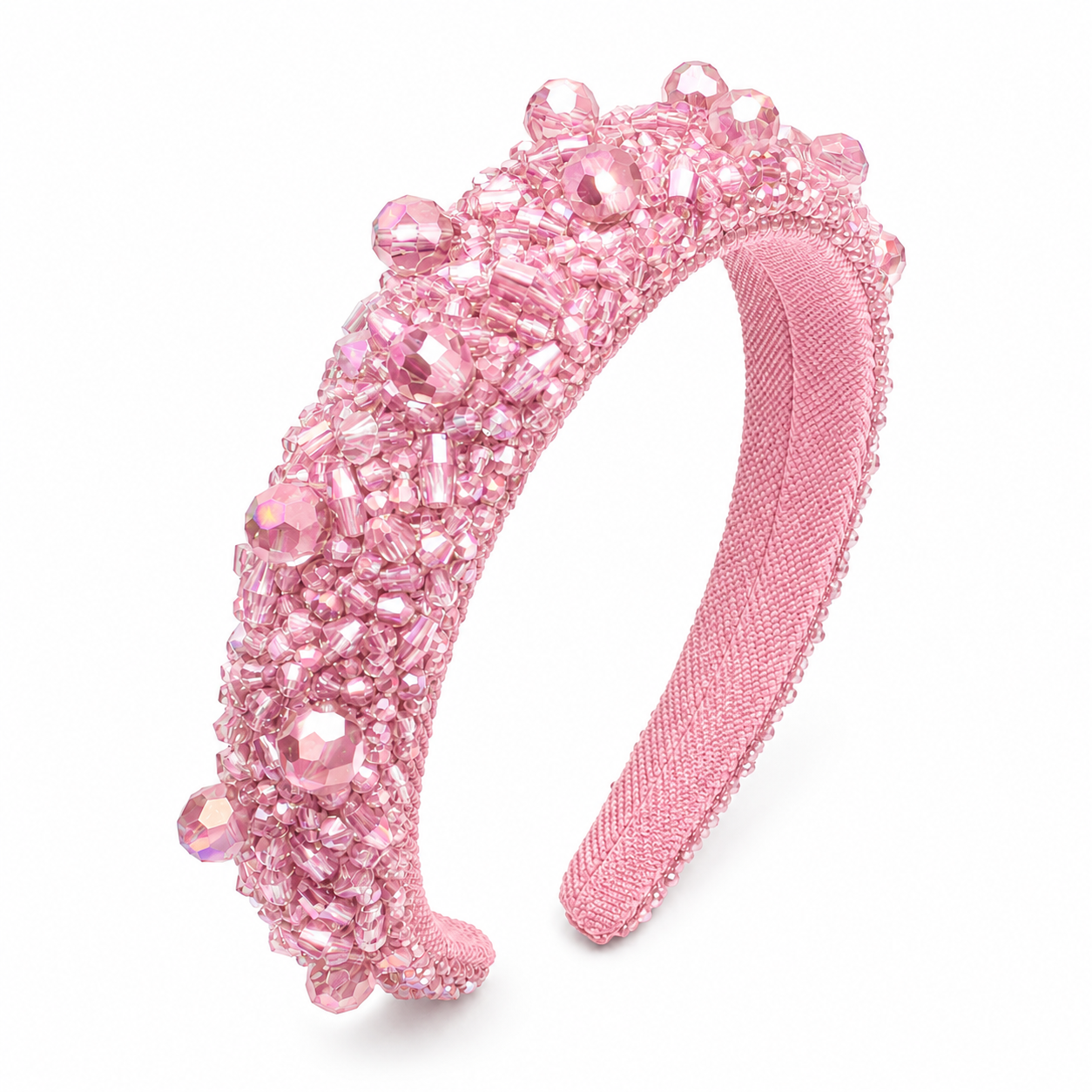 Julia 2.0 Beaded Headband in Fairy Floss