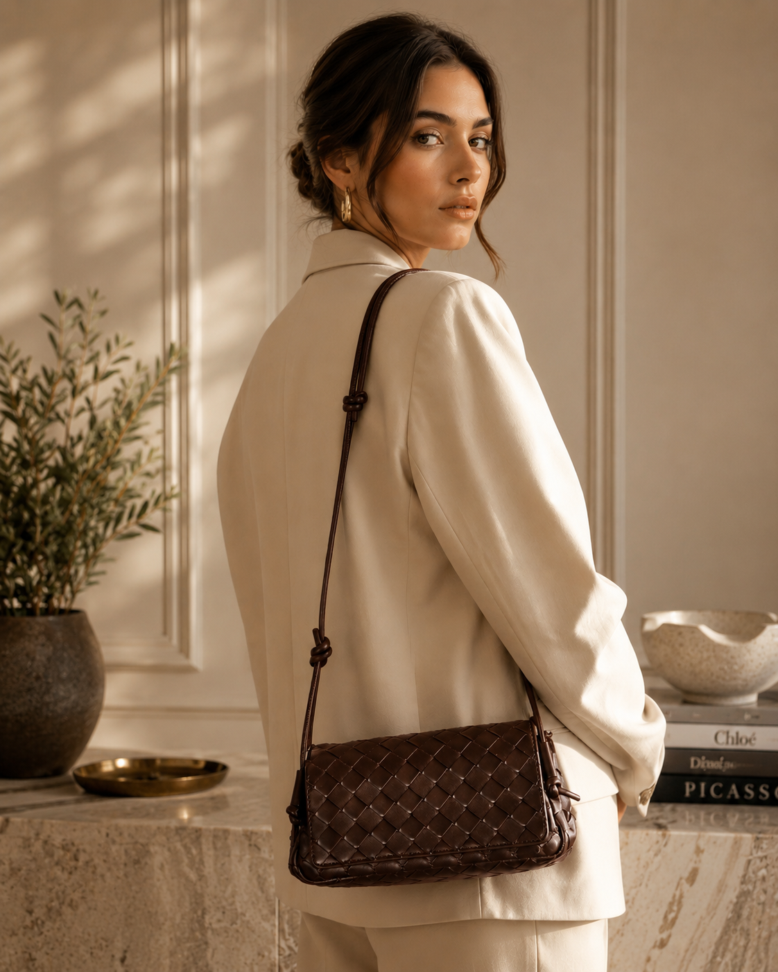 JUNIPER Crossbody Bag, Chocolate