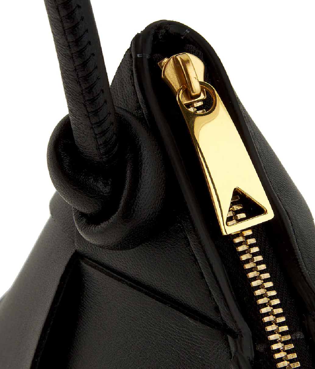 PARISA Black Large Weave Handbag