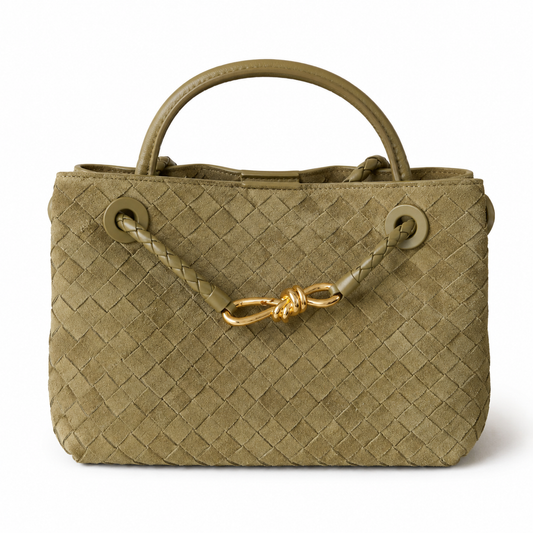 PL (Petite) Suede Bag in Asparagus