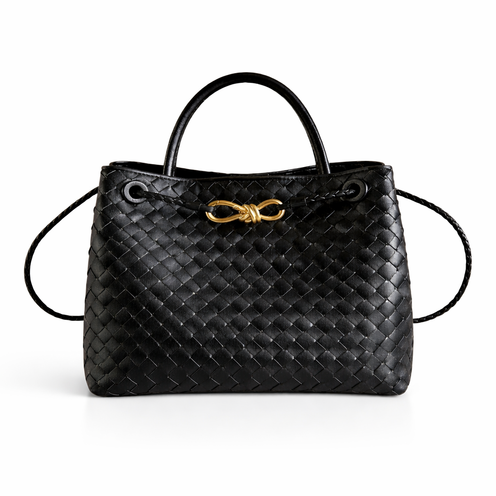 PL (Small), Black Leather *Gold Hardware* *MID-JUNE*