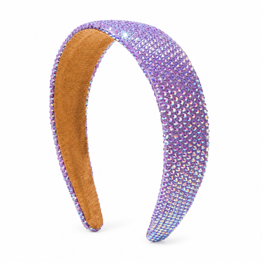 Sparkle Padded Headband, Lilac